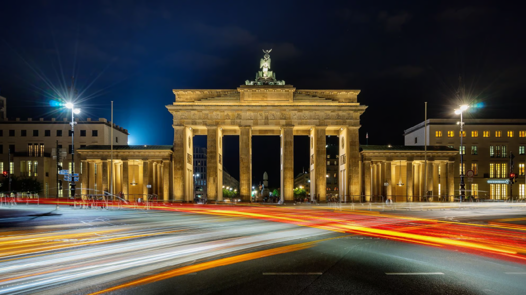 Best Places in Germany for Tourists 02. Brandenburg Gate, Berlin, Germany