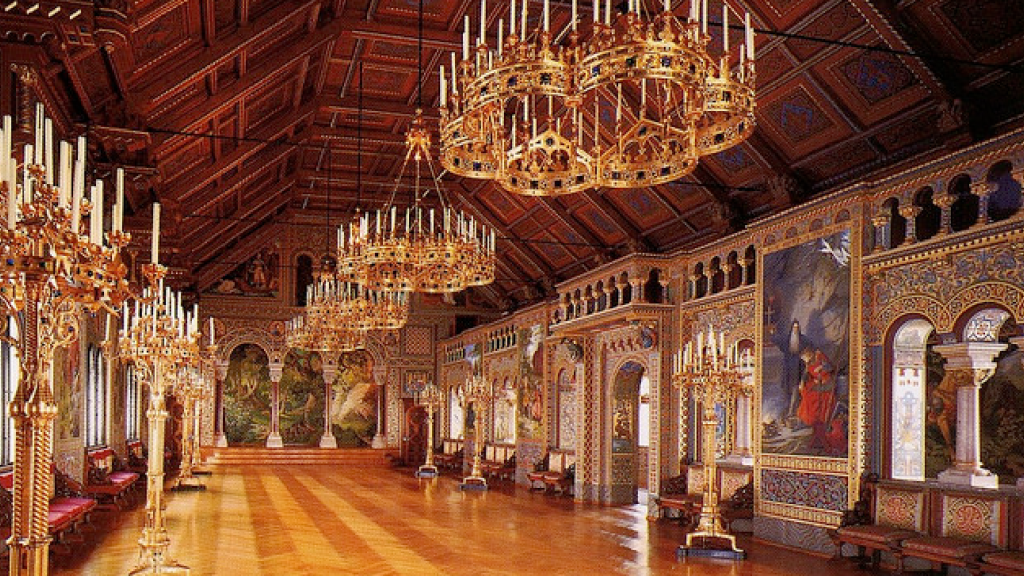 Best Places in Germany for Tourists 01. Neuschwanstein Castle Inside